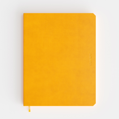 Carnet de notes De Kempen Independent 171x220mm uni 192 pages 90g jaune