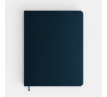 Notitieboek de KEMPEN Silence 171x220mm blanco 192 pag 90gr dblauw