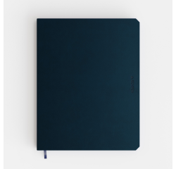 Carnet de notes De KEMPEN Silence 171x220mm uni 192 pages 90g bleu foncé