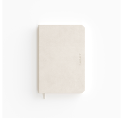 Carnet de notes De KEMPEN Cotton Vanilla 110x160mm ligné 160 pages 90g blanc