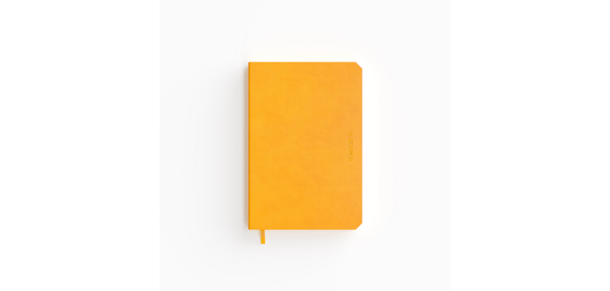 Notitieboek de KEMPEN Independent 110x160mm blanco 160 pag 90gr geel