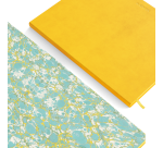 Notitieboek de KEMPEN Independent 110x160mm blanco 160 pag 90gr geel