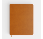 Notitieboek de KEMPEN Atlas 171x220mm blanco 192 pagina's 90gr bruin