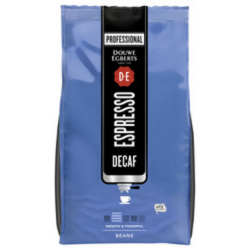 Café en grain Douwe Egberts espresso Décaféiné