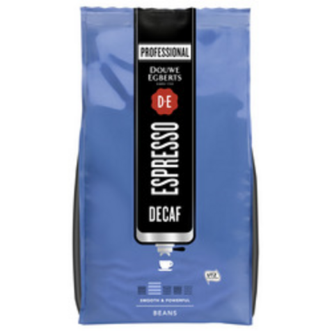 Café en grain Douwe Egberts espresso Décaféiné