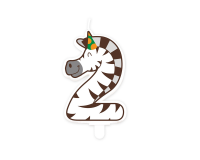 Bougie Jungle 2 Zèbre