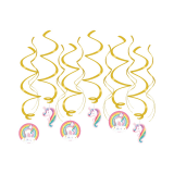 Swirl decorations Unicorn