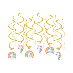 Swirl decorations Unicorn