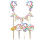 Unicorn Cake Decoration 9 Pieces