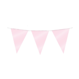 Party Flag Foil Baby Pink