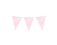 Drapeaux Party Foil rose bébé