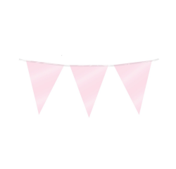 Drapeaux Party Foil rose bébé