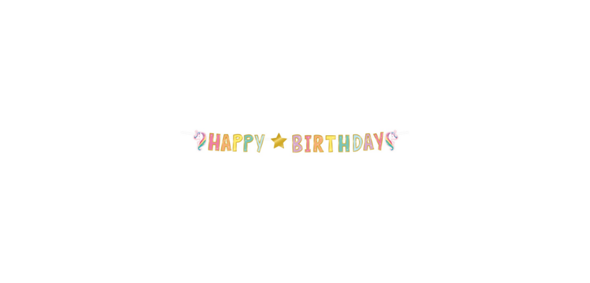 Unicorn Letter Garland