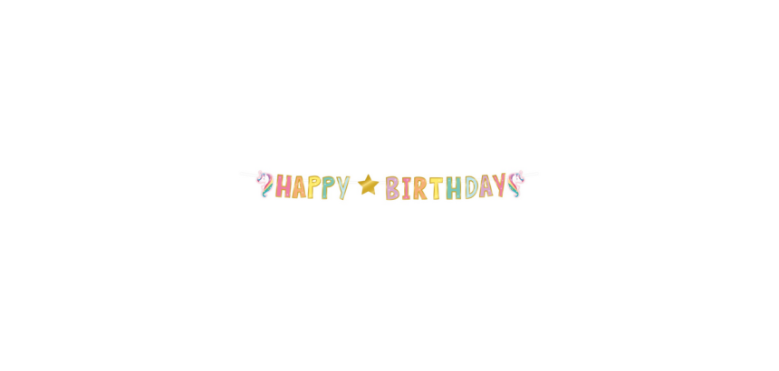 Guirlande Lettres Licorne