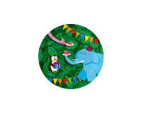Assiette Jungle