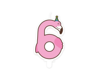 Bougie Jungle 6 Flamant rose