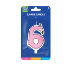 Bougie Jungle 6 Flamant rose