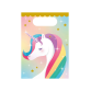 Sachet cadeau Licorne papier 23x16,5cm 6 pièces
