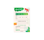 Carte d'invitation Dino