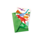 Carte d'invitation Dino