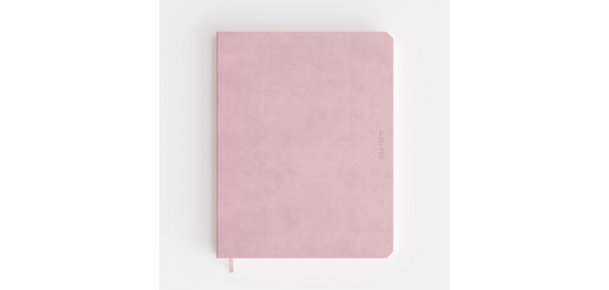 Notitieboek de KEMPEN Brut 171x220mm lijn 192 pagina's 90gr roze