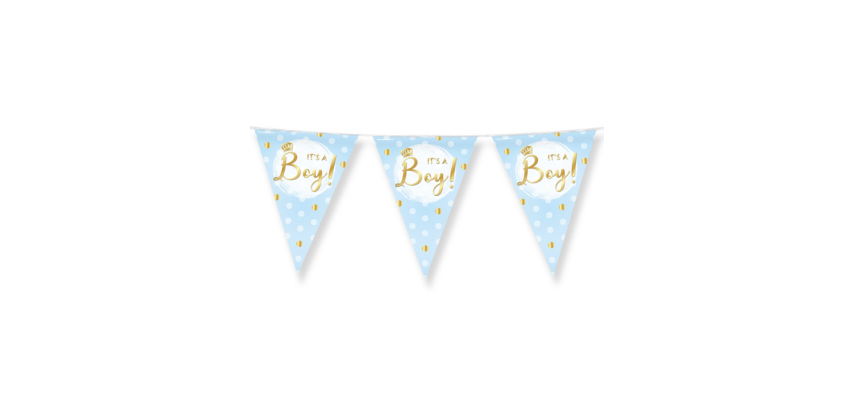 Drapeaux Pary Foil It's a boy!