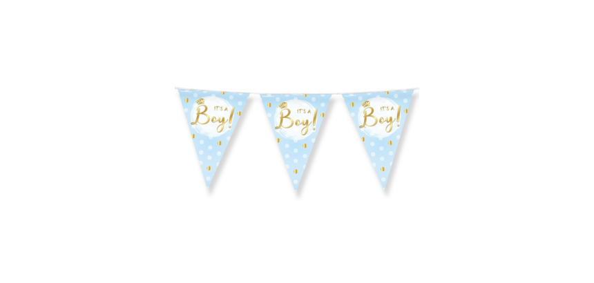 Drapeaux Pary Foil It's a boy!