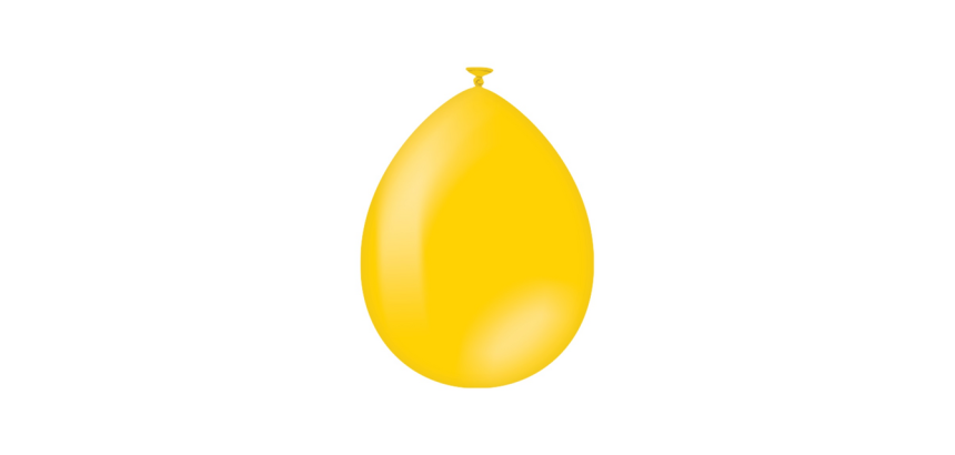 Ballon jaune 25 pièces