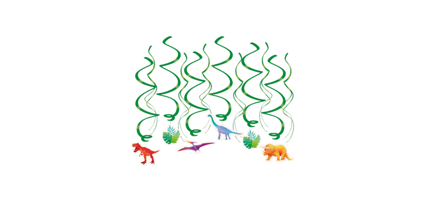 Swirl decorations Dino