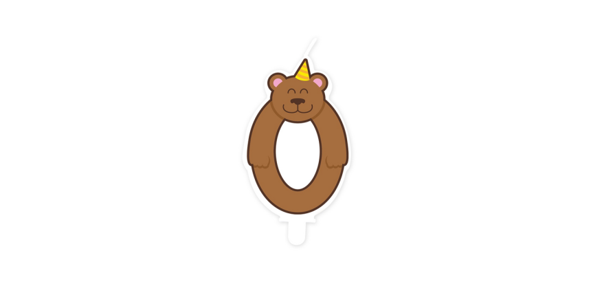 Jungle Candle 0 Bear