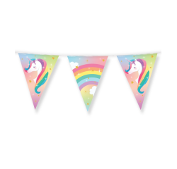 Guirlande drapeaux Licorne film 10m