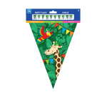 Guirlande drapeaux Jungle Cartoon film 10m