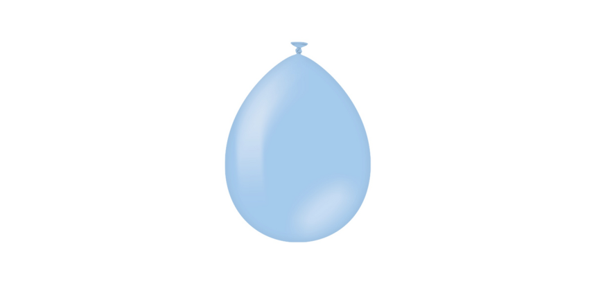 Balloons 25 pcs. Baby blue