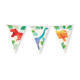 Party Flags foil Dino