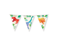 Vlaggenlijn Dino folie 10 meter