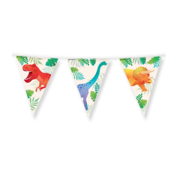 Guirlande drapeaux Dino film 10m