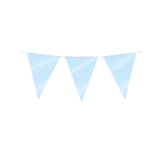Baby Blue Foil Party Flags