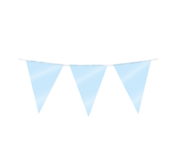 Drapeaux Party Foil bleu bébé