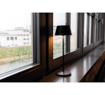 Tafellamp MAUL Nina LED oplaadbaar dimbaar antraciet