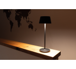 Tafellamp MAUL Nina LED oplaadbaar dimbaar antraciet