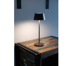 Lampe de table MAULnina LED batterie rechargeable dimmable marron