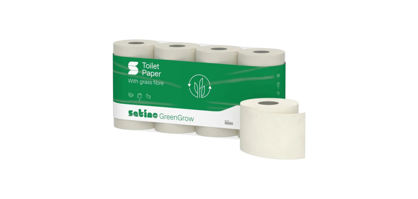 BlackSatino MT1 GreenGrow Toilet Paper 079870 3-ply 8x 250 sheets natural