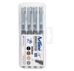Fineliner Artline technique 0.5mm assorti