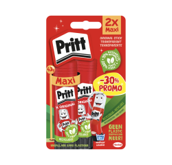 Bâton de colle Pritt Original 43g blister 2 pièces Promo