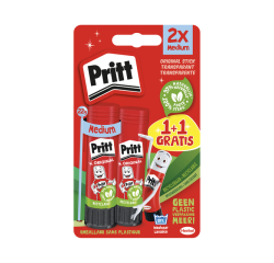 Bâton de colle Pritt Original 22g blister 1+1 gratuit Promo