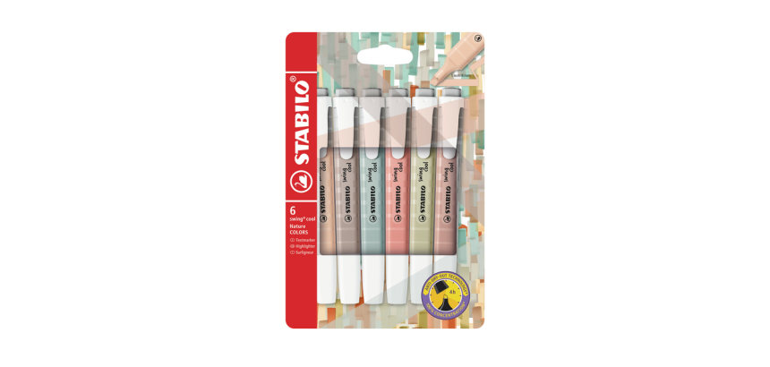 STABILO Swing Cool NatureCOLORS Highlighter assorted 6 pieces