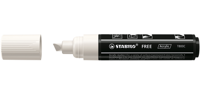 Marqueur peinture STABILO Free Acrylic T800C blanc