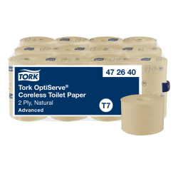 Toiletpapier Tork T7 Advanced Optiserve Coreless 2-laags 94m naturel 472640