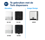 Tork Handtuchrollen H1 Matic Advanced 290099 2-lagig 150m natur