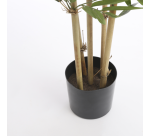 Plante artificielle Mica Bambou Pot plastique 150x75cm